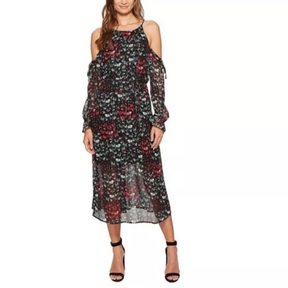 1.state curator cold shoulder dress